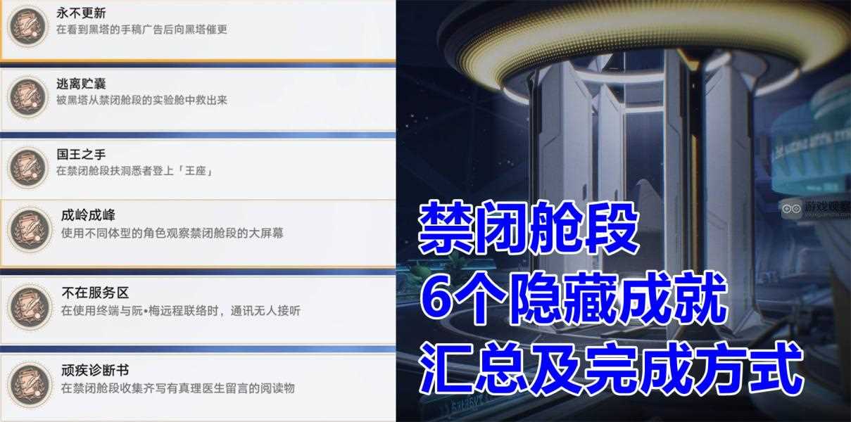 崩坏星穹铁道1.6禁闭舱段隐藏成就攻略大全