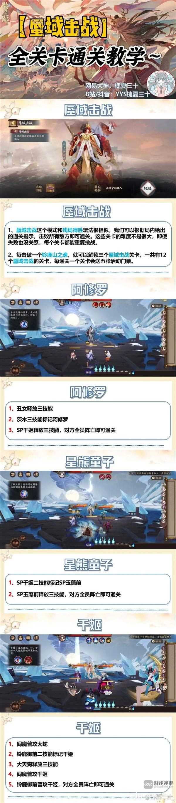 阴阳师蜃域击战活动通关攻略大全